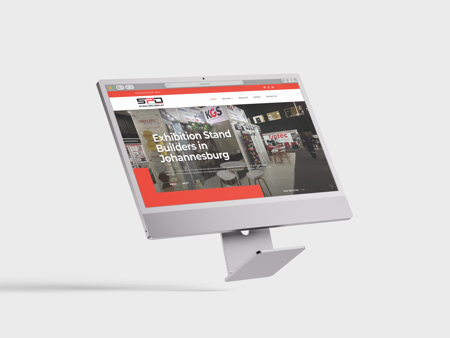 Stand Pro Display — Website Development