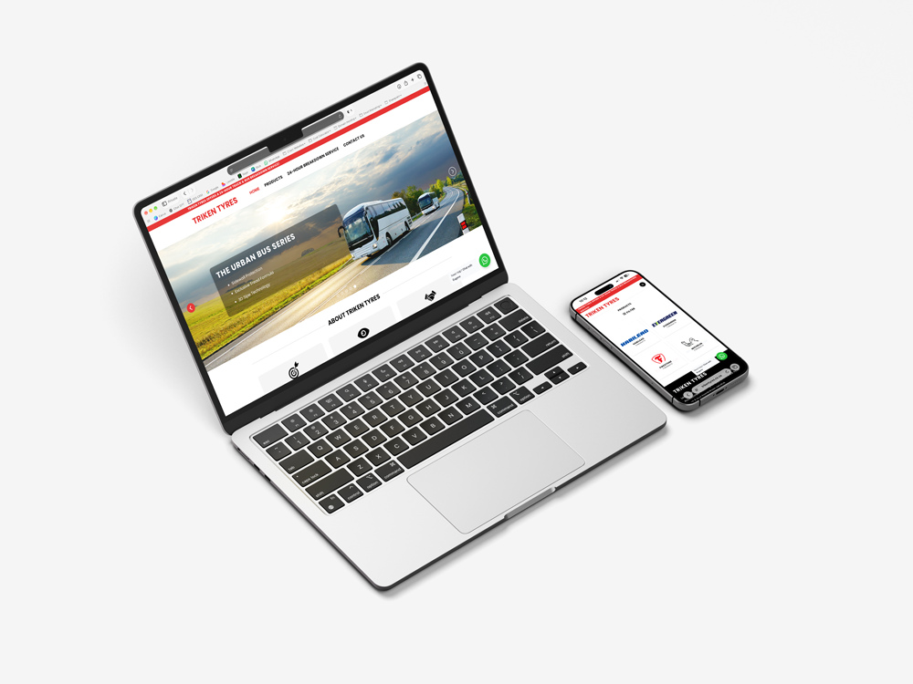 Triken Tyres — Website Development