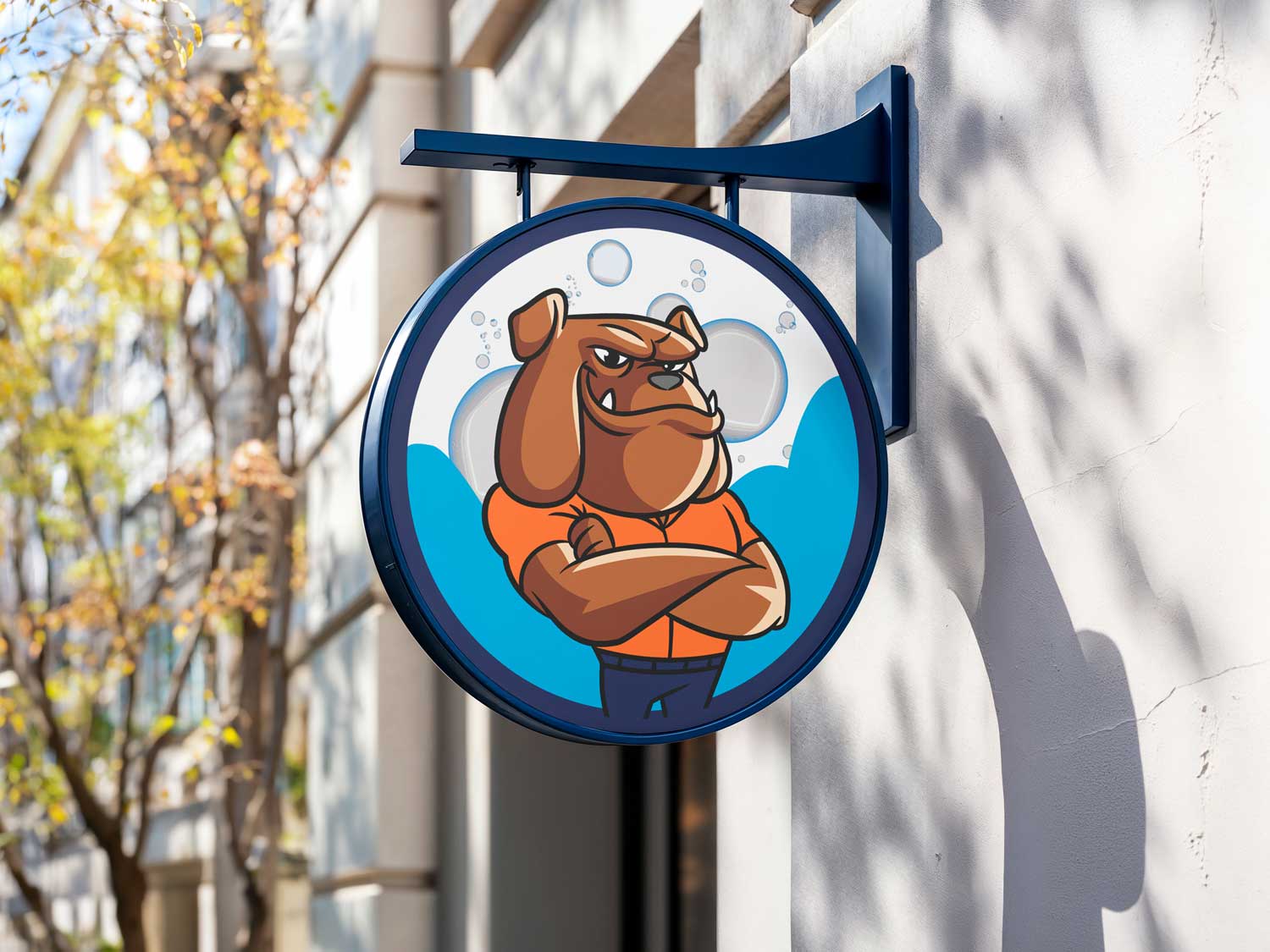 Bulldog Carwash Express — Logo Design