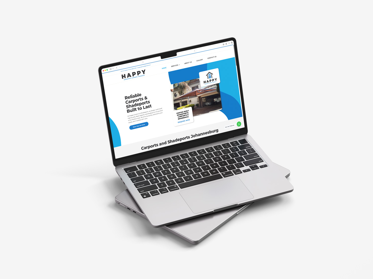 Happy Shadeports — Website Development