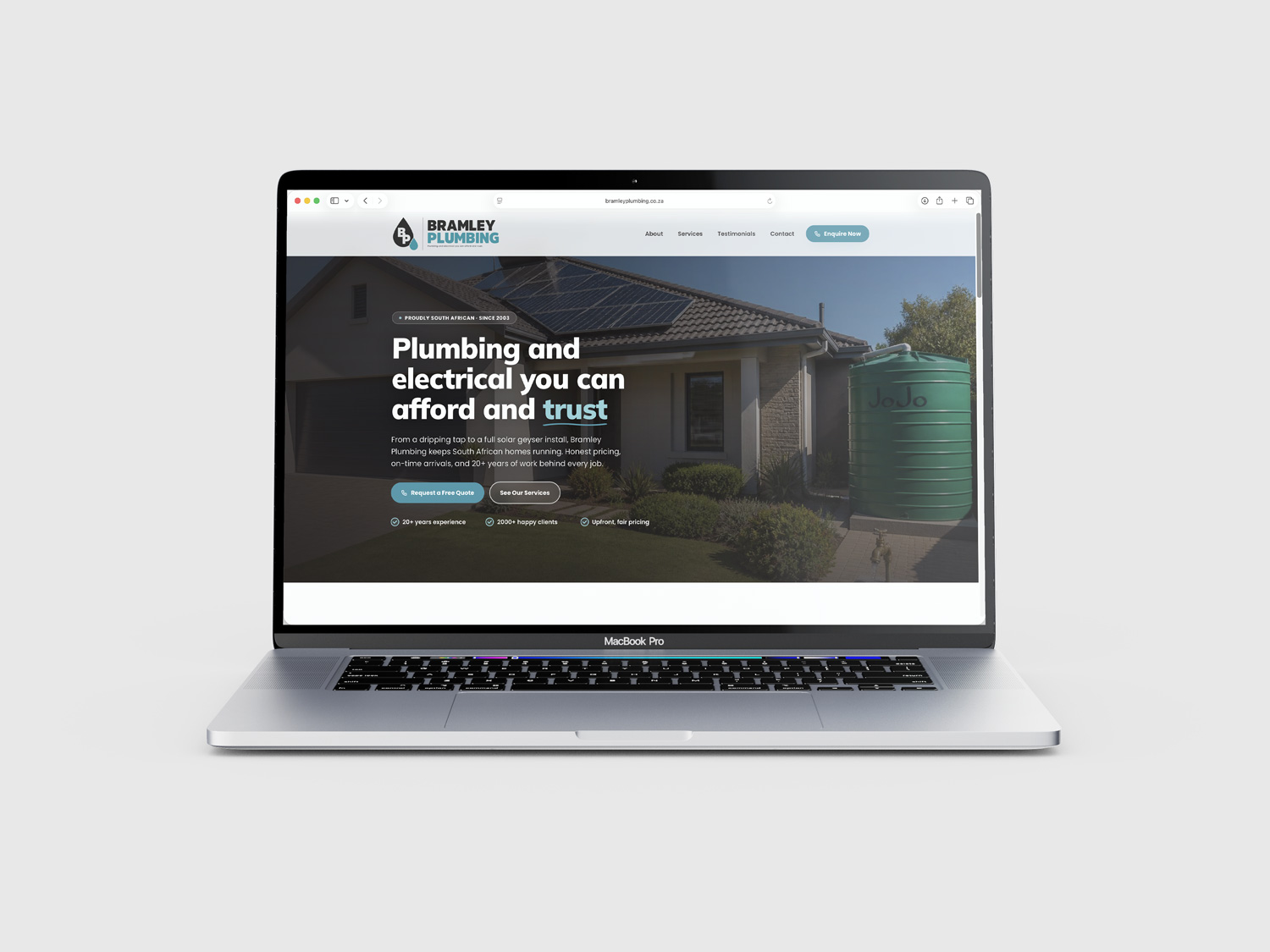 Bramley Plumbing — Website Development